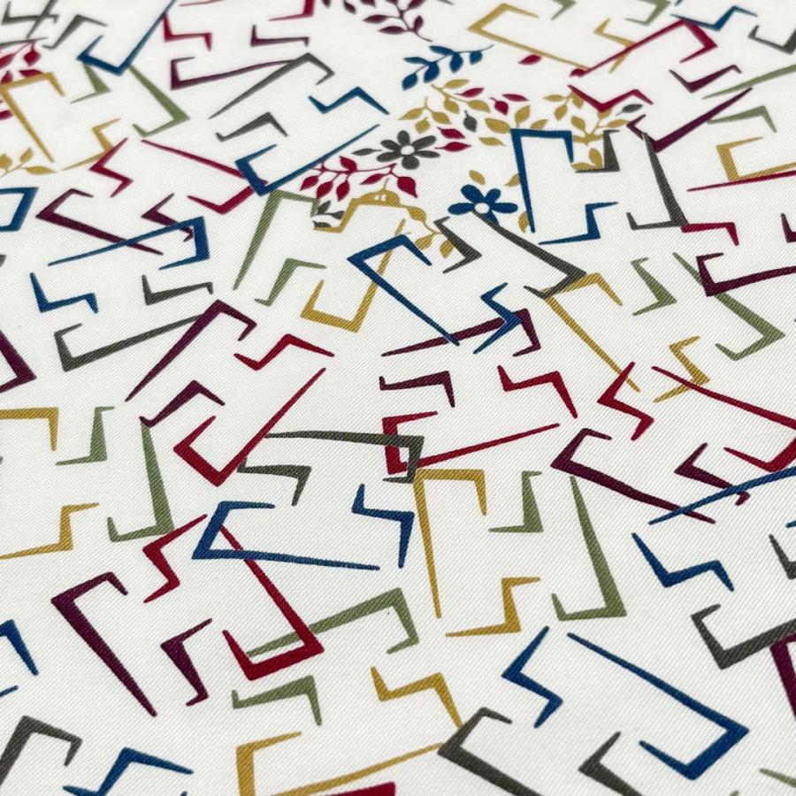 HERMES エルメス スカーフ カレ65 『Jardin de Calypso(カリプソの庭園)』 コットン/シルク ホワイト/マルチカラー | HERMES | 02