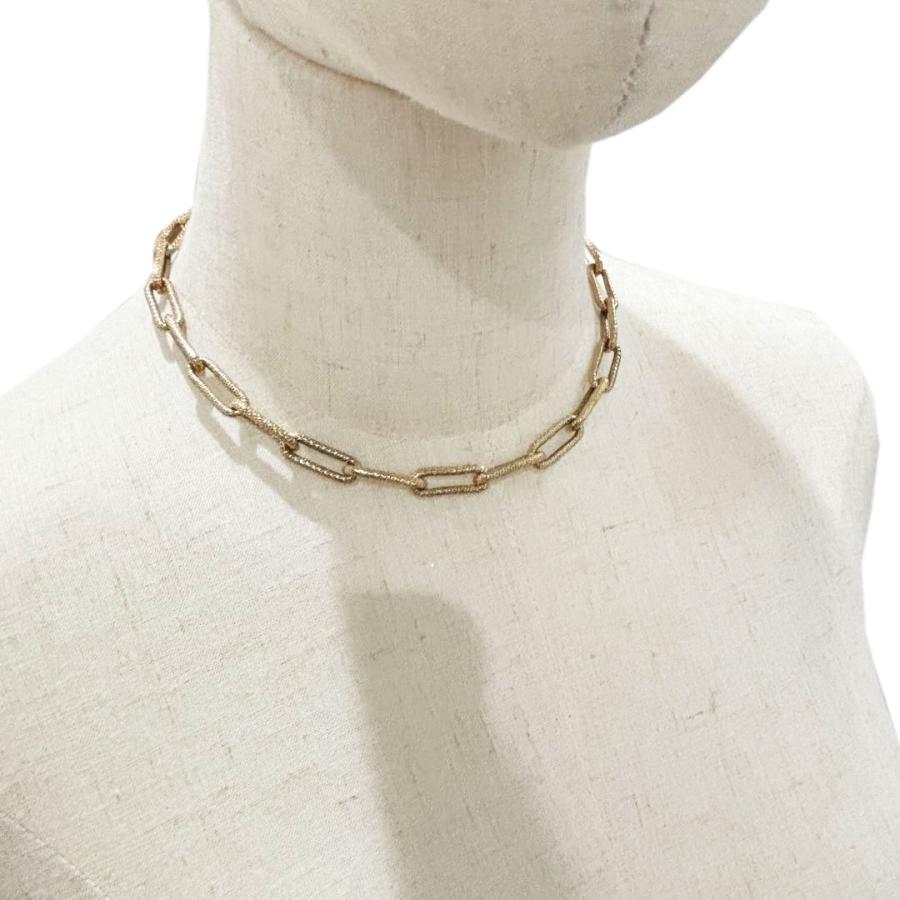 R.ALAGAN ララガン HEAVY CHAIN NECKLACE ネックレス スターリングシルバー(925) イエローゴールドメッキ(YGP) | R.ALAGAN | 01