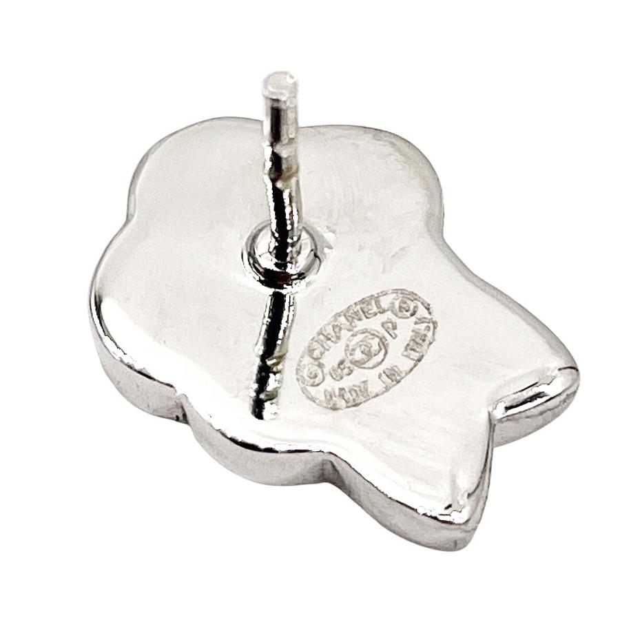 CHANEL シャネル ピアス ココマーク カメリア 05P シルバー