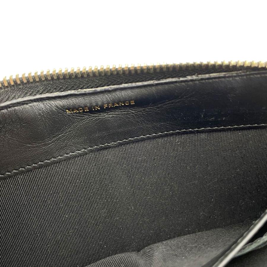 CHANEL シャネル ラウンドファスナー長財布 マトラッセ カーフ CHANEL シャネル ラウンドファスナー長財布 マトラッセ カーフ