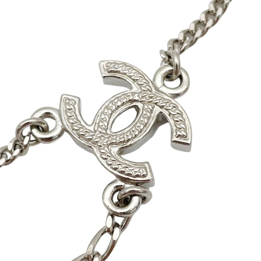 CHANEL（シャネル） 2連ネックレス ココマーク コイン 06P シルバー