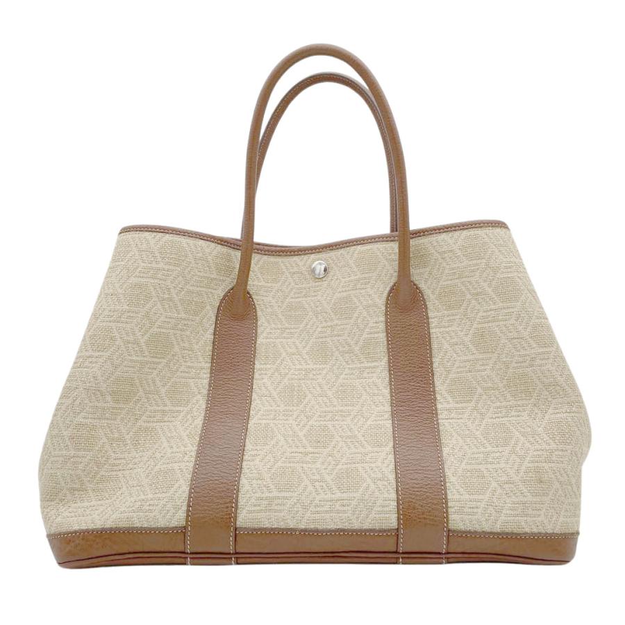 HERMES エルメス トートバッグ ガーデンパーティPM トワルソーアッシュ  