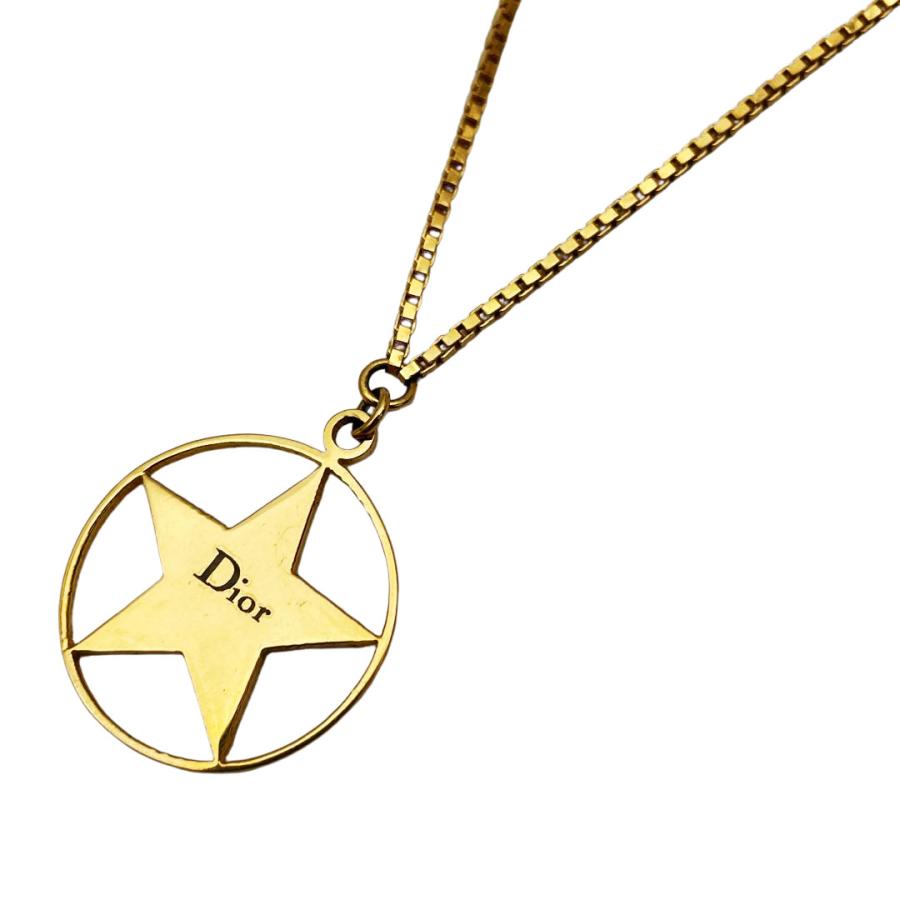 Christian Dior ディオール ネックレス ゴールド 星モチーフ