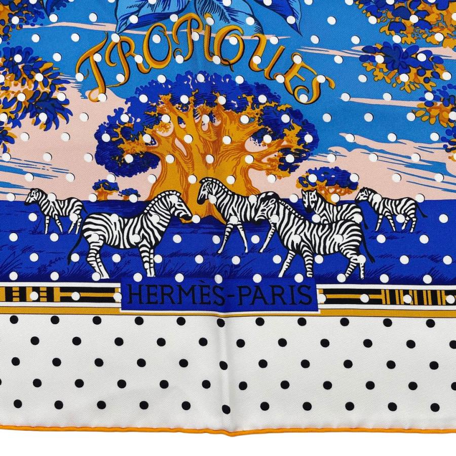 HERMES（エルメス） スカーフ ショール カレ140『TROPIQUES(トロピカル