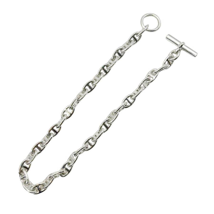 専用 レア HERMES エルメス シェーヌダンクル ネックレス MM 36② 激レア HERMES シェーヌダンクル ネックレス MM 36 シルバー 銀