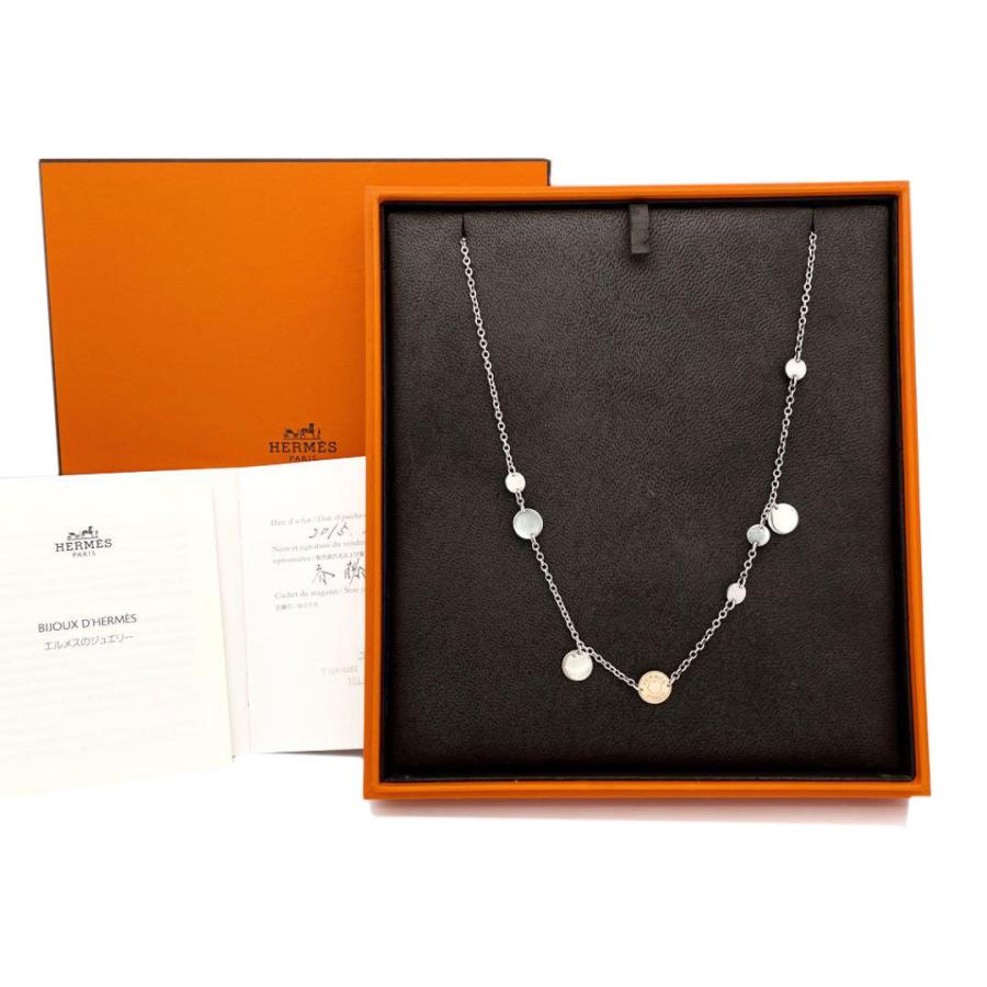 HERMES エルメス ロングネックレス コンフェッティ 130 セリエ Au750