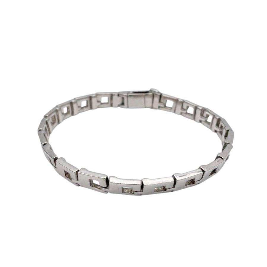 GUCCI グッチ チェーンブレスレット Gロゴ 925 シルバー メンズ