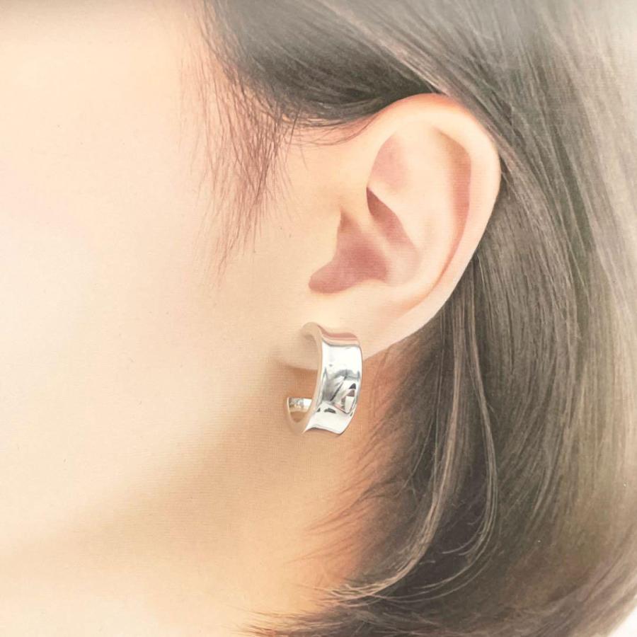 サイズ交換OK】 CHANEL シャネル ロゴ フープピアス SV925 シルバー レディース アクセサリー 電池式耳穴集音器「感良二丸II」2個組