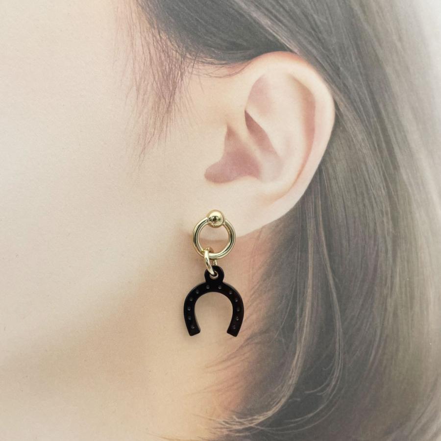 HERMES エルメス ピアス アミュレット エスケトル 馬蹄 & 鐙 