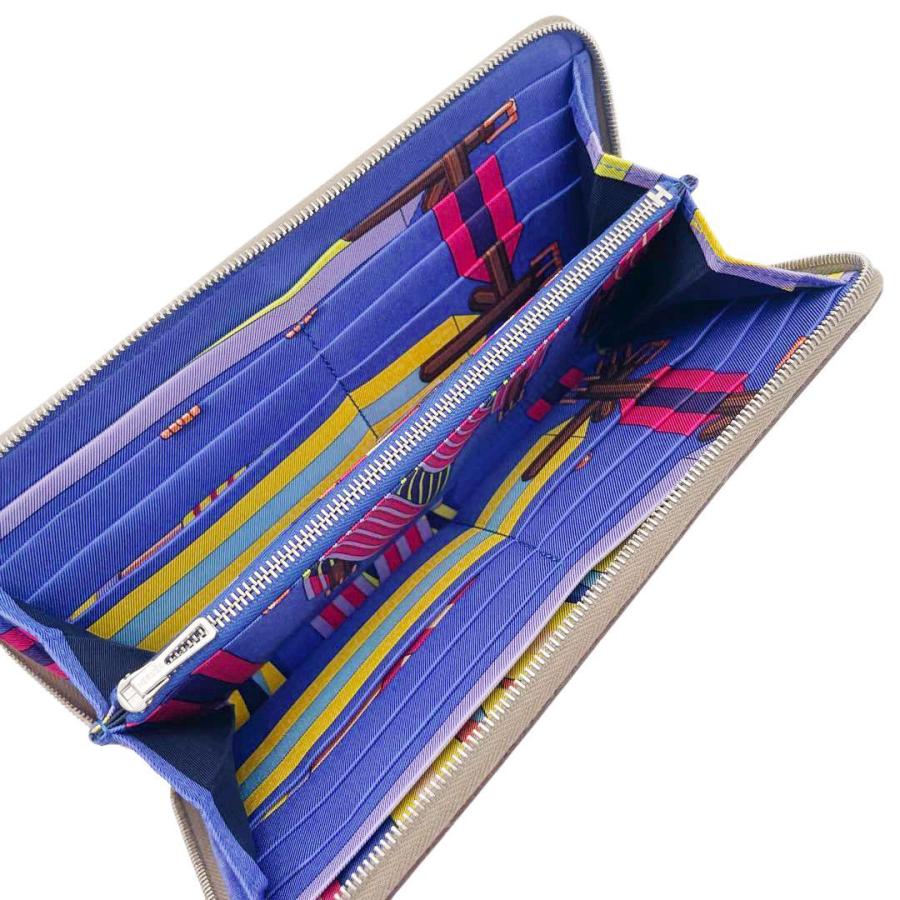 HERMES エルメス 長財布 アザップ シルクイン ロング ヴォー・エプソン  