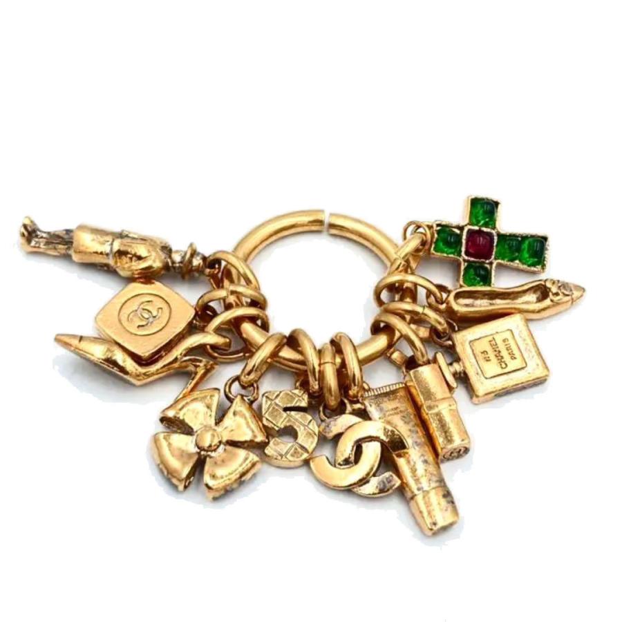 円 結婚祝い Chanel シャネル キーリング アイコン マドモアゼル ココマーク No 5 グリポア ゴールド 02p