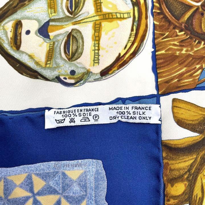 HERMES エルメス スカーフ カレ90 『PERSONA（ ペルソナ）』 仮面柄 