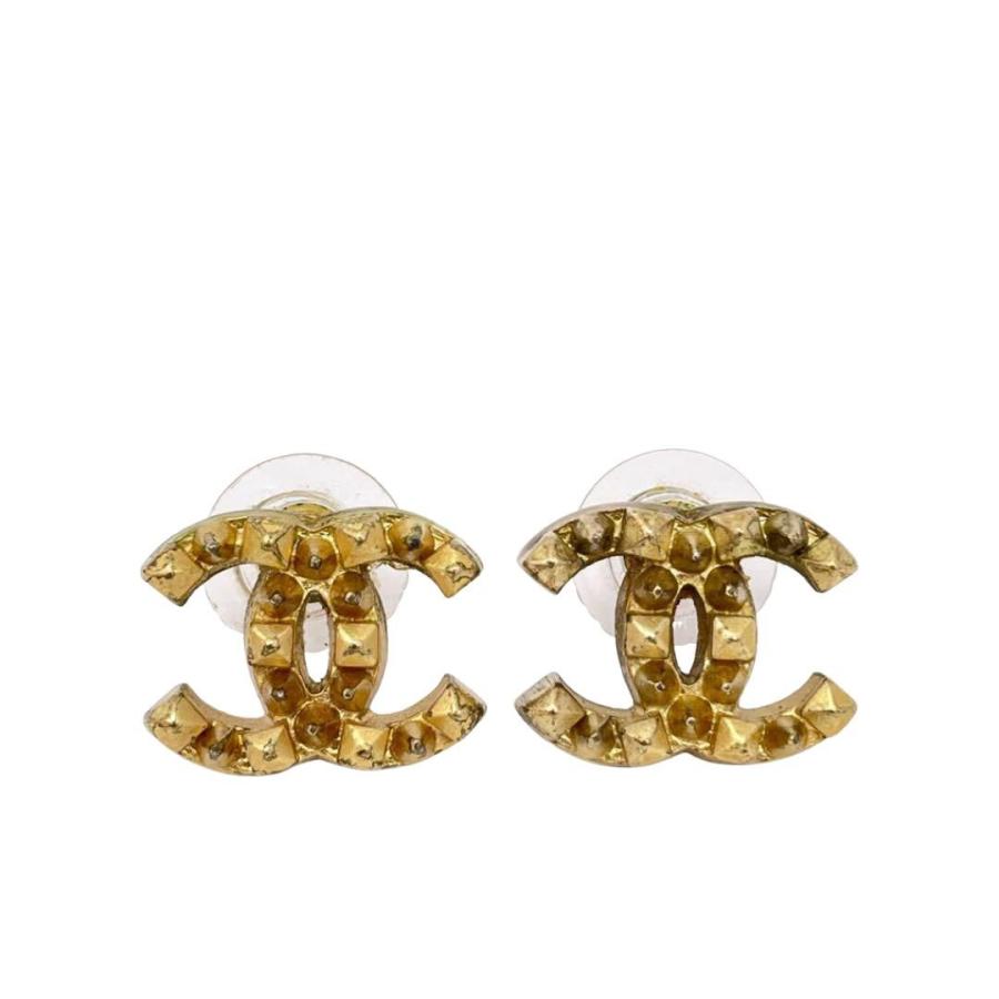 CHANEL シャネル ピアス ココマーク スタッズ ゴールド 03P : SiSSY 