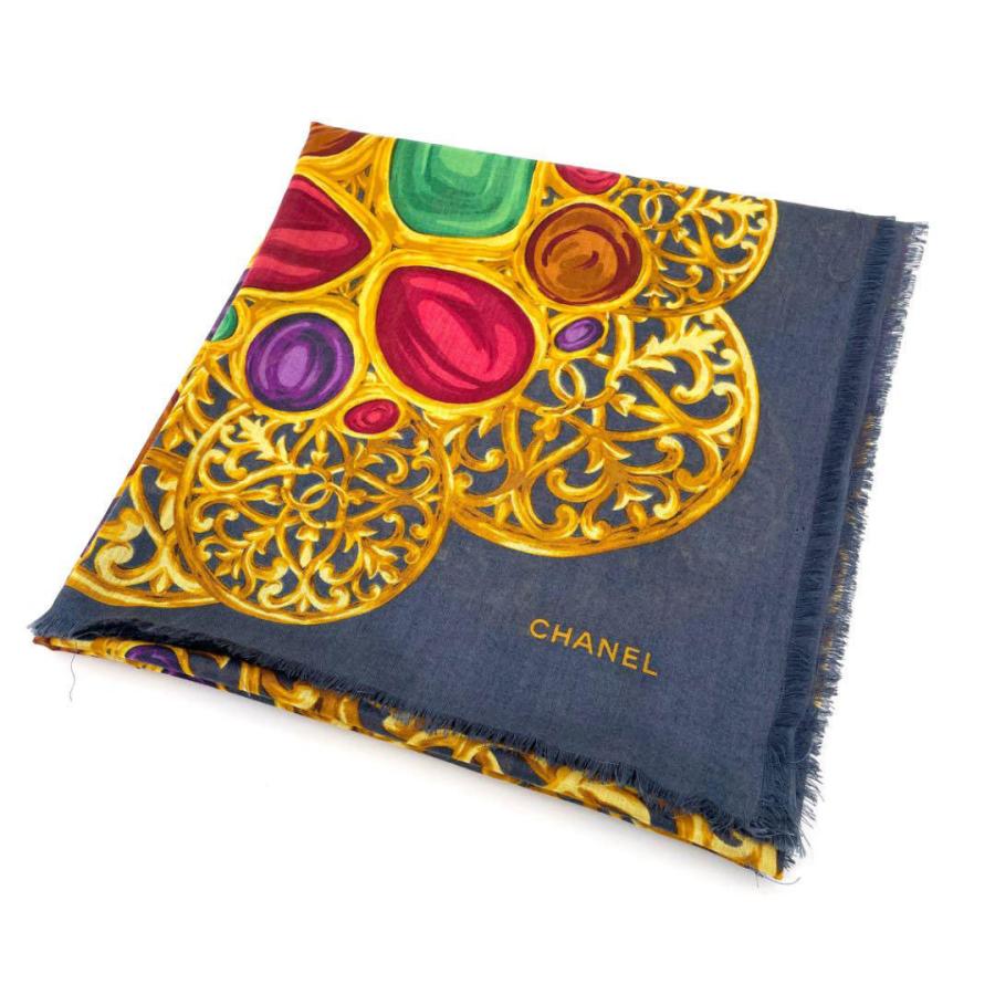 CHANEL シルクスカーフ 宝石モチーフ CHANEL シャネル ジュエリー