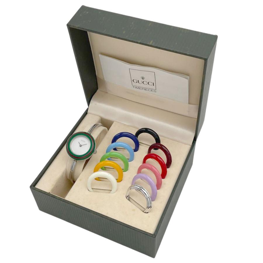 GUCCI グッチ レディース 腕時計 チェンジベゼル バングル