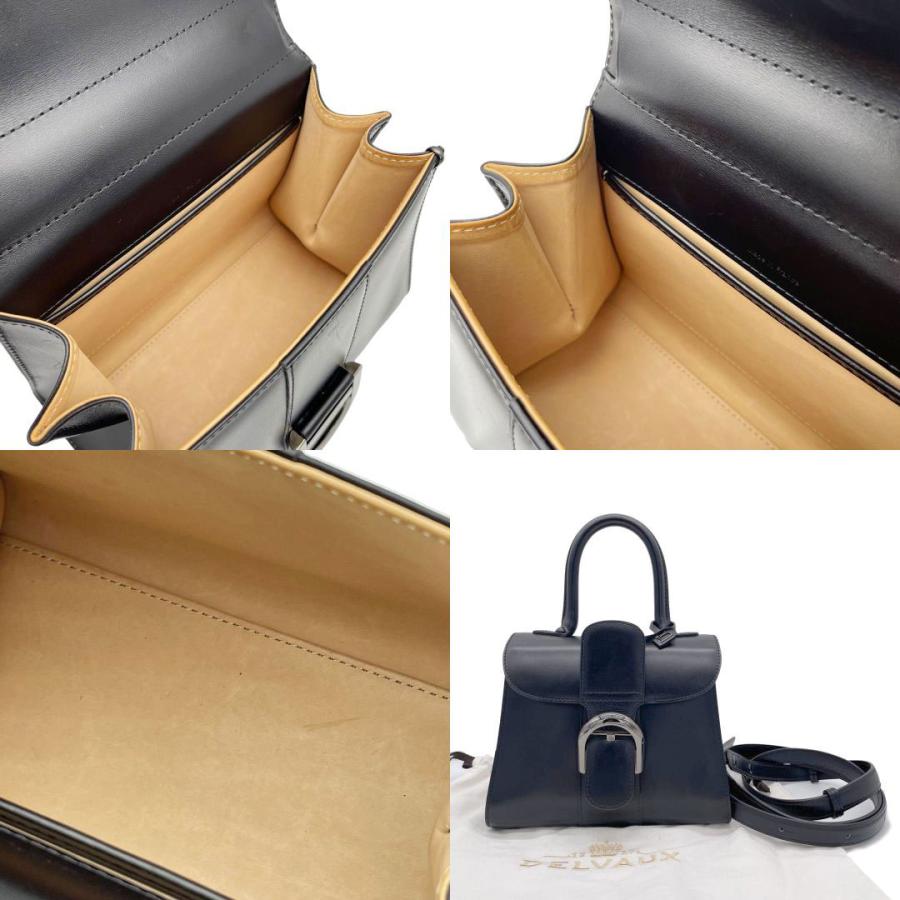 DELVAUX デルヴォー 2WAYハンドバッグ ブリヨンミニ ボックス DELVAUX デルヴォー 2WAYハンドバッグ ブリヨンミニ ボックス
