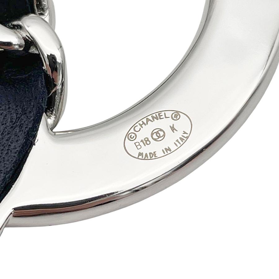 CHANEL（シャネル） ブローチ ココマーク B18K レザー ラインストーン