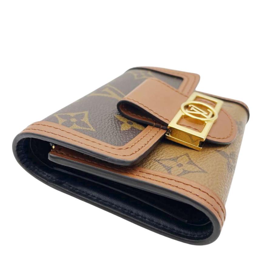 モノグラムリバースポルトフォイユ・ドーフィーヌコンパクト折り