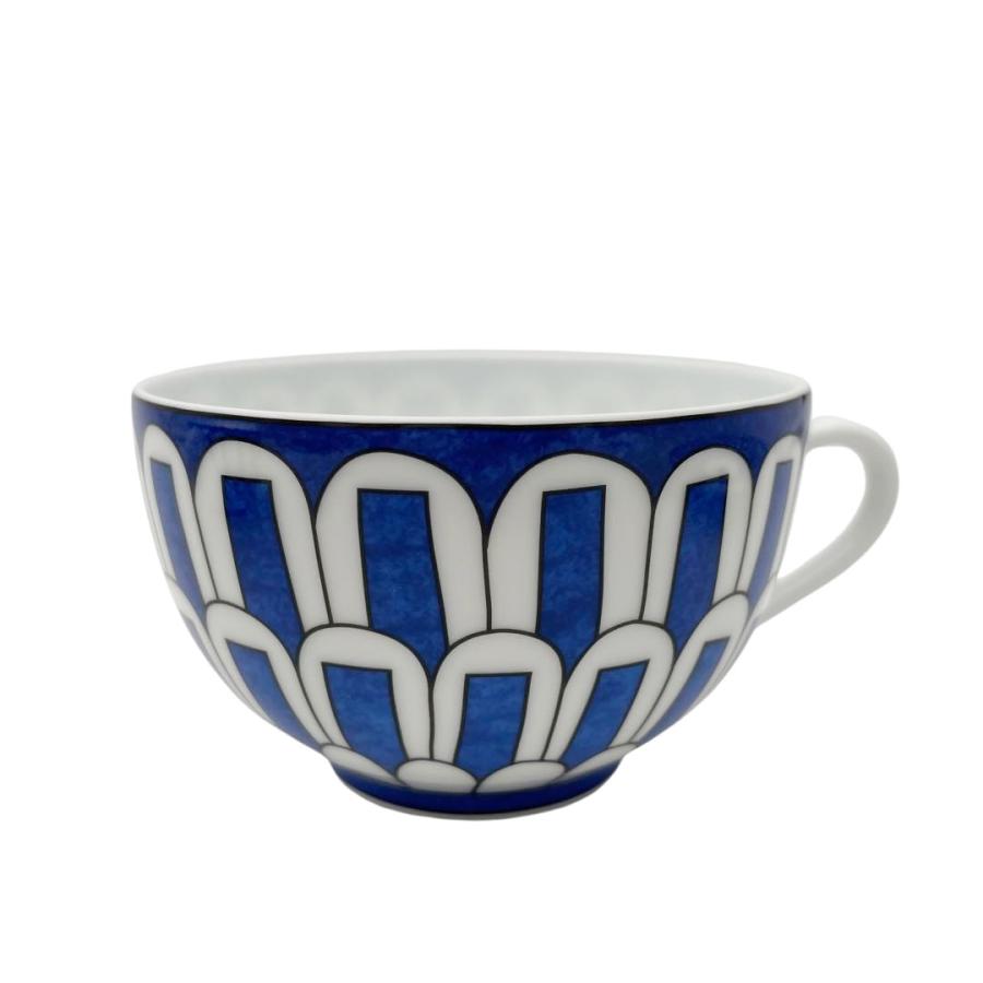 エルメス　ブルーダイユール　未使用品　レア 廃盤 未使用 2客セット】エルメス ブルーダイユール ティーカップ