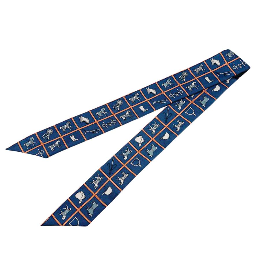 HERMES（エルメス） スカーフ ツイリー 『Couvertures et Tenues de