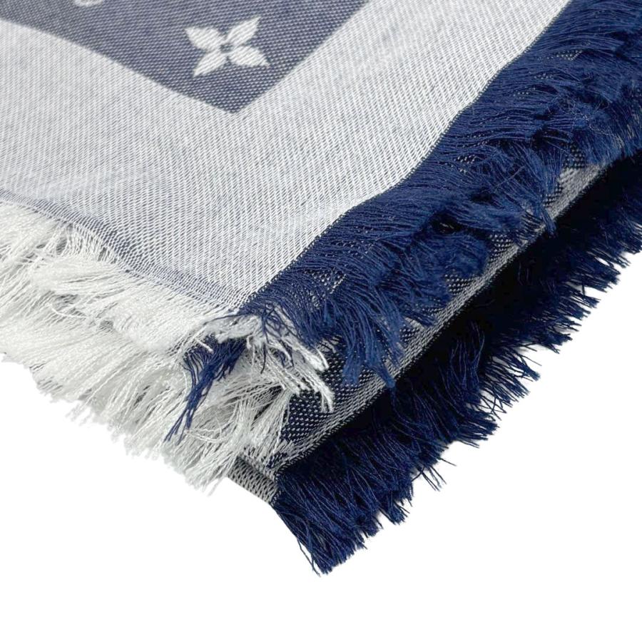 【アウトレット品】ルイヴィトン ショール デニムブルー M71376 アウトレット品】ルイヴィトン ショール デニムブルー M71376