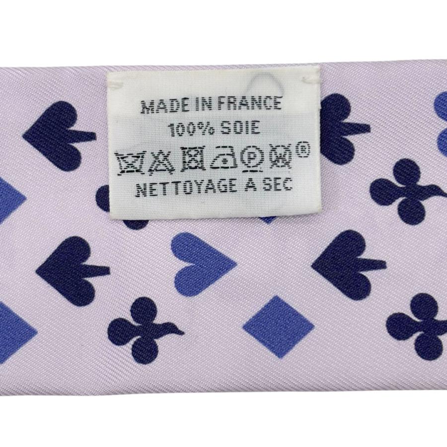 エルメスツイリー　Jeu de Cartesジュドーカルト) HERMES（エルメス） スカーフ ツイリー 『Jeu de Cartes(ジュドー