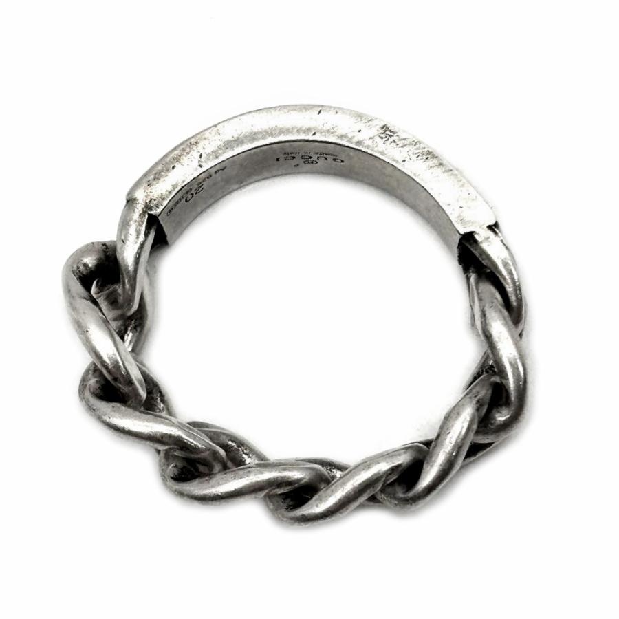 GUCCI（グッチ） ゴルメット チェーンリング 指輪 メンズ Ag925