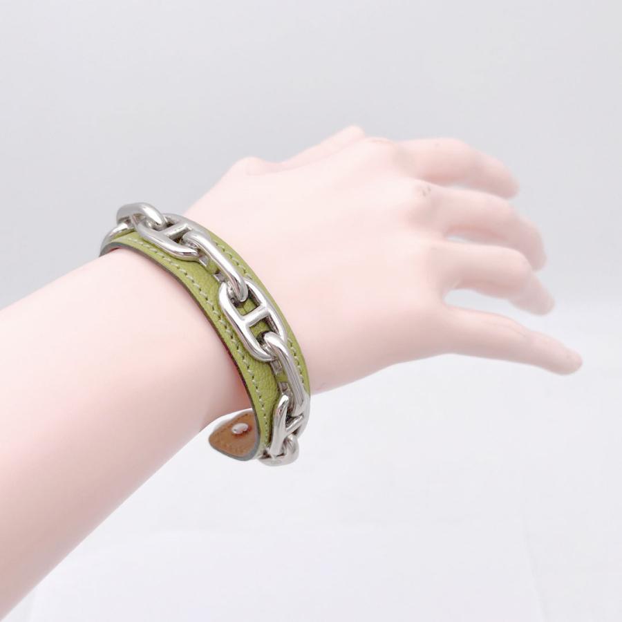 HERMESブラウンレザー ブレスレット ゴールドバックル ゴールドバックル レザーブレスレット ブレスレット Jewelish