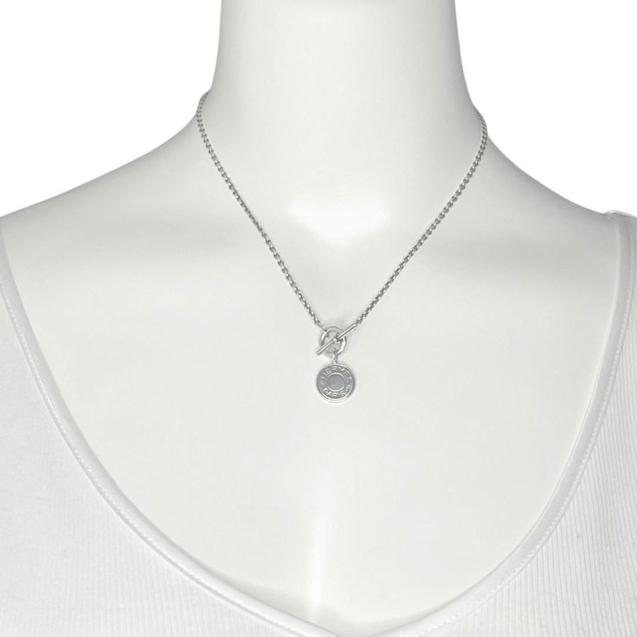 アミュレット H 【HERMES】 ネックレス ペンダントシルバー 希少レア！☆HERMES☆シルバー☆アミュレットシェーヌダンクル