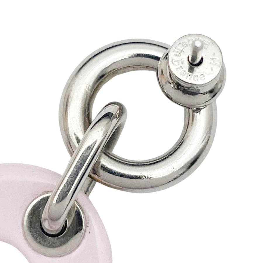 HERMES（エルメス） HEREMS ピアス アトラージュ エナメル オレンジ系 