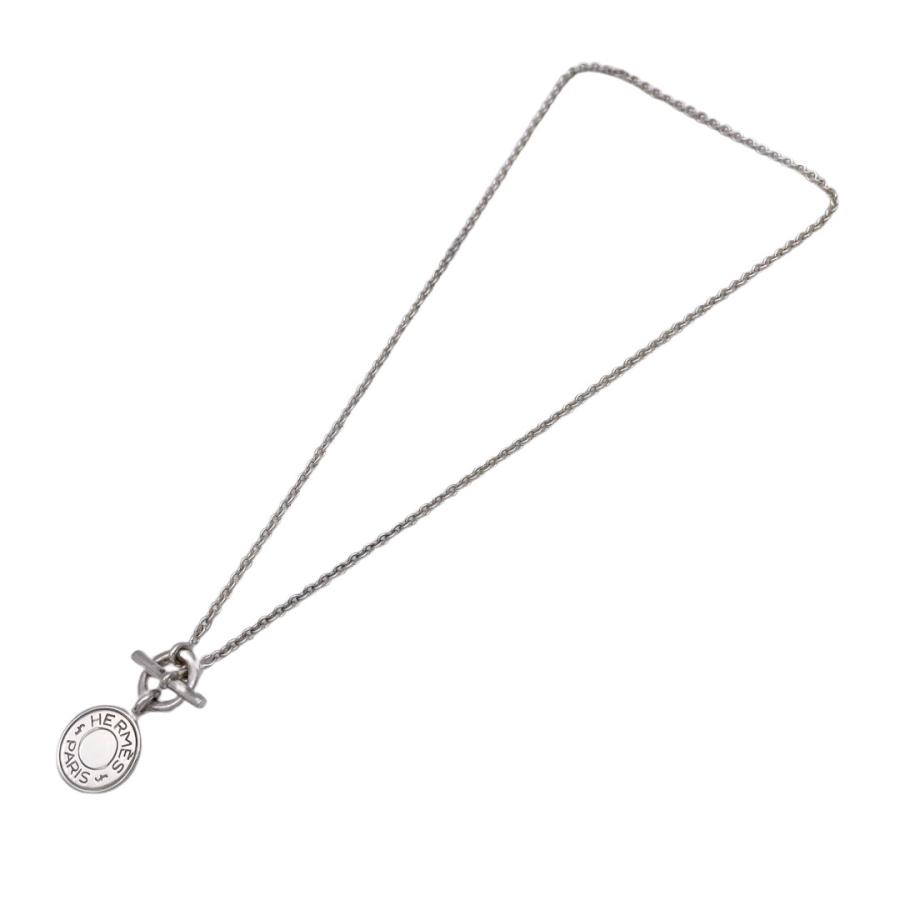 HERMES エルメス ネックレス ペンダント アミュレット H エクスリブリス クルードセル セリエ Ag925 シルバー HERMES エルメス ネックレス ペンダント アミュレット H エクスリブリス クルードセル セリエ Ag925 シルバー
