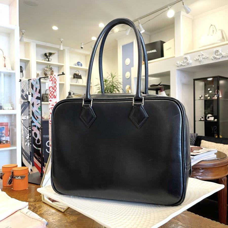 HERMES エルメス プリュム28 ハンドバッグ ボックスカーフ HERMES エルメス プリュム28 ハンドバッグ ボックスカーフ