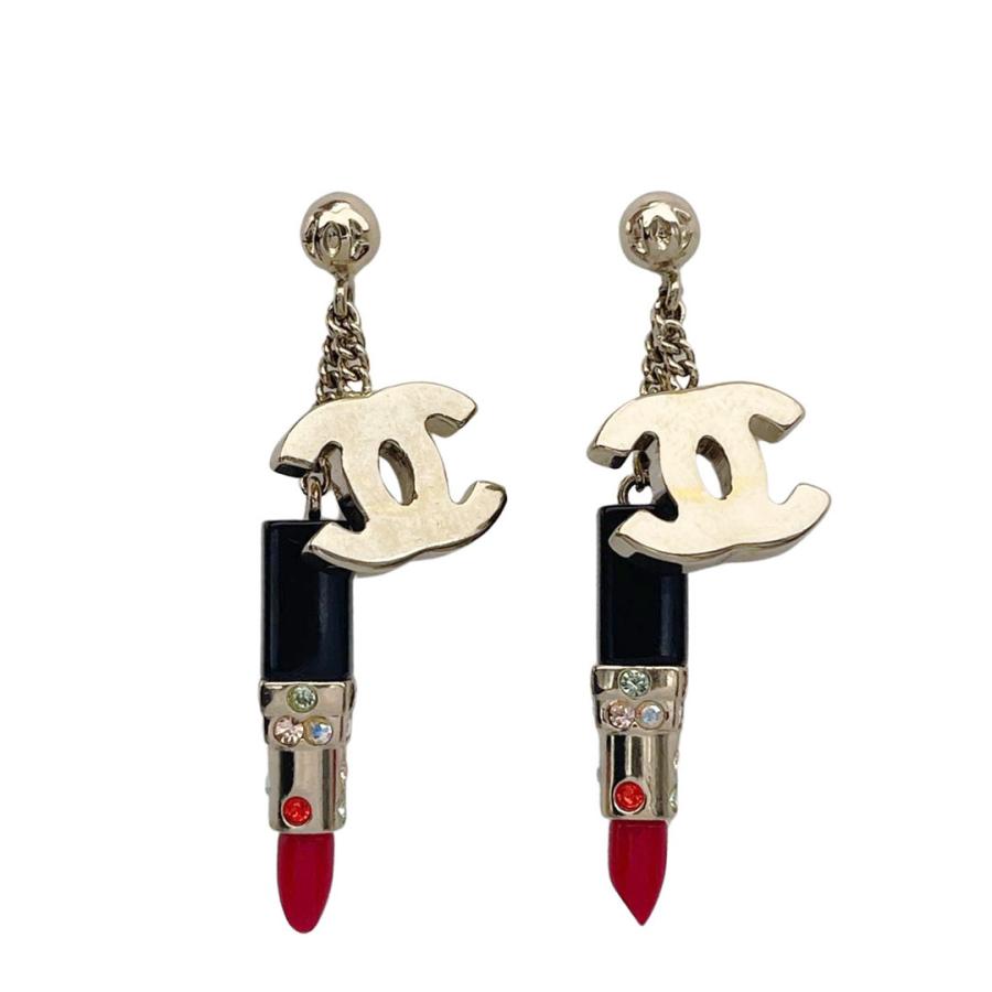 CHANEL シャネル リップスティックモチーフ ピアス CHANEL（シャネル） スイングピアス リップスティック ココマーク 04A
