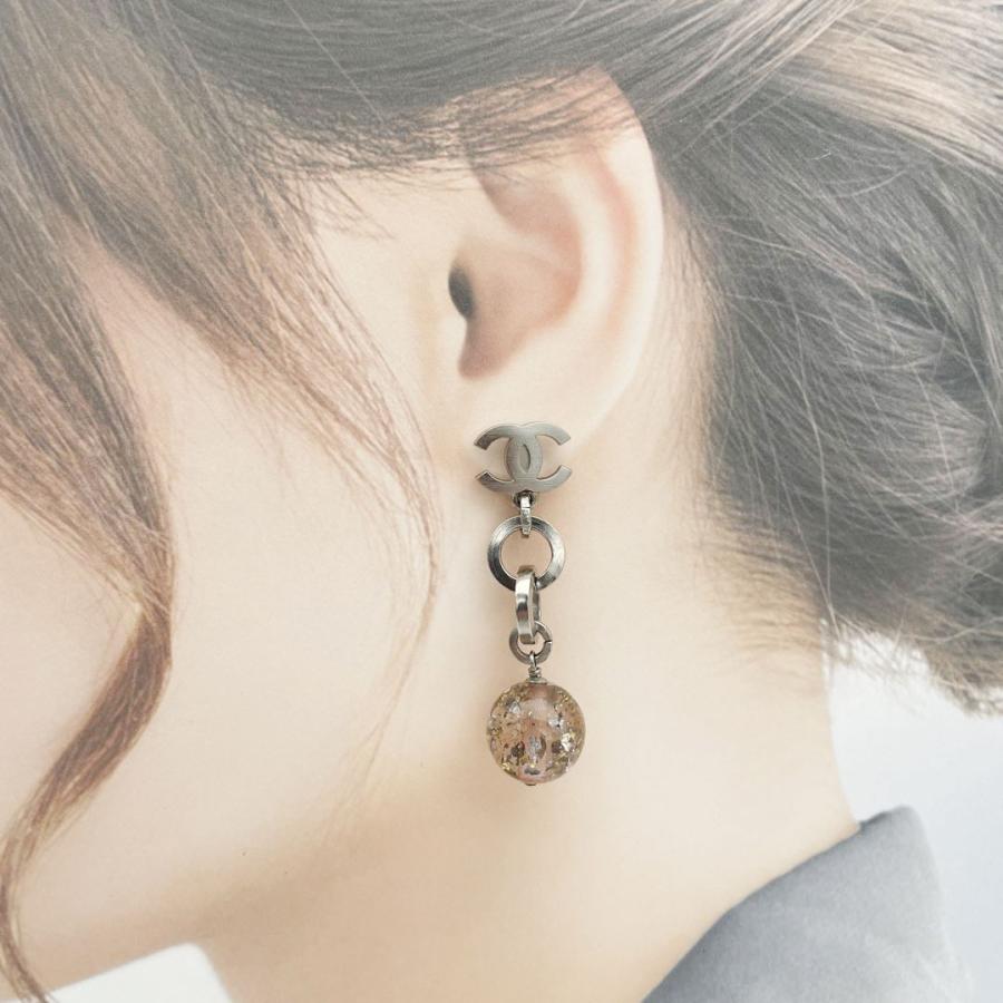 CHANEL　シャネル　ココマーク　キューブ　チャーム　（ピアス用） CHANEL（シャネル） ピアス ココマーク クリアキューブ ぶら下がり