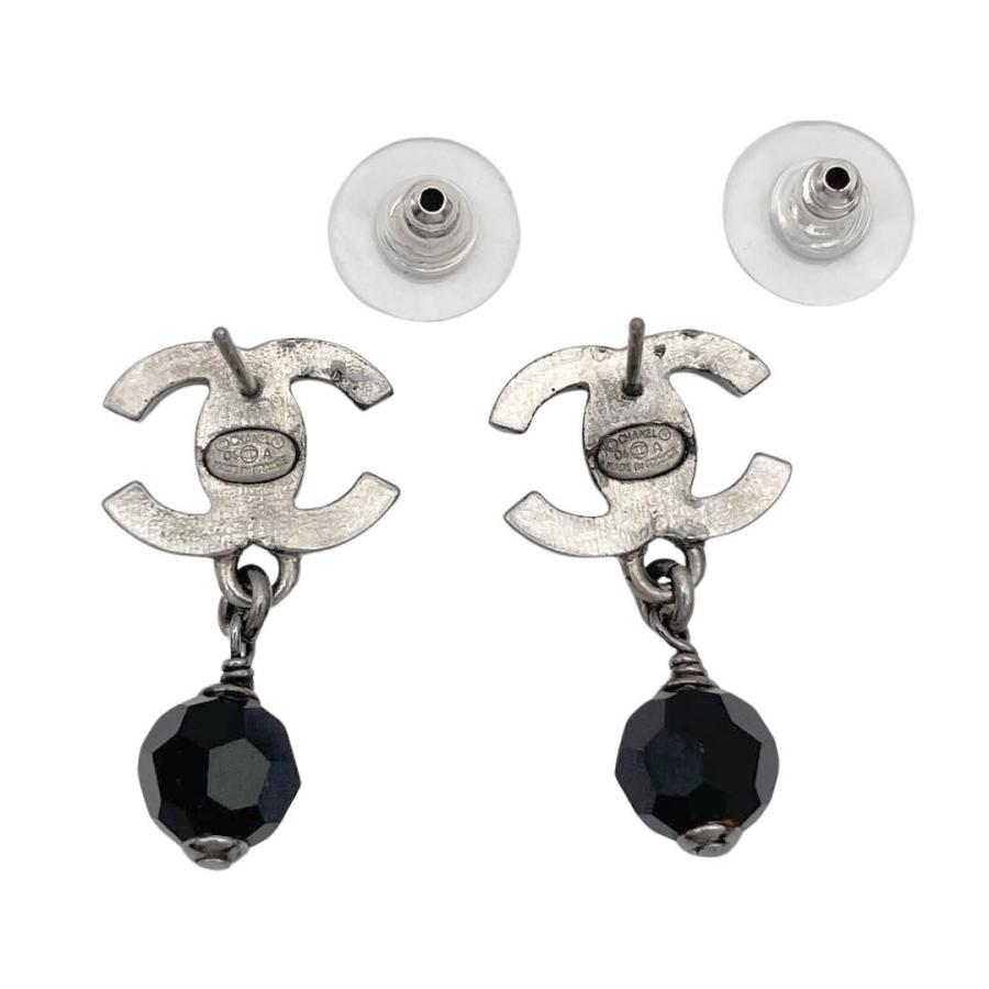 CHANEL シャネル スイングピアス ココマーク ラインストーン 04A