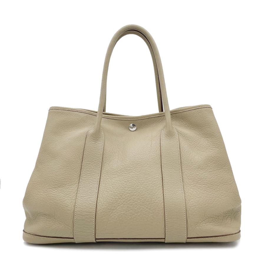 HERMES ガーデンパーティPM ベージュ バッグ　刻印⬜︎O HERMES（エルメス） トートバッグ ガーデンパーティPM ネゴンダ