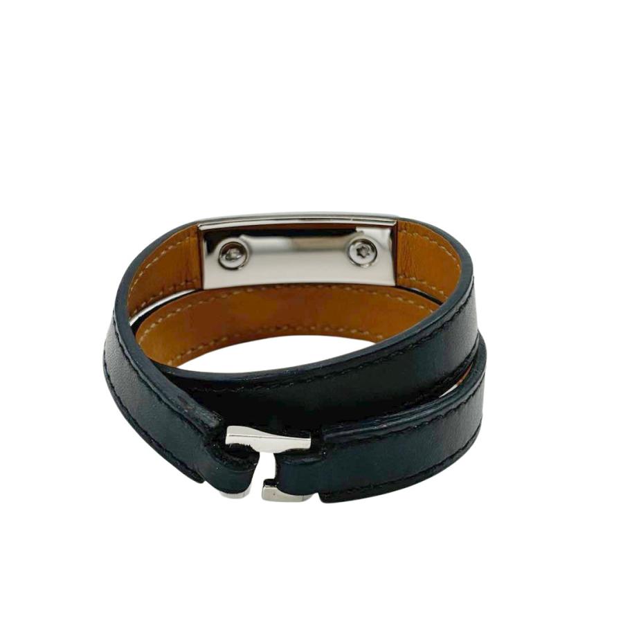 HERMES レザーブレスレット リヴァル　エトゥープ HERMES（エルメス） レザーブレスレット リヴァル ドゥブルトゥール