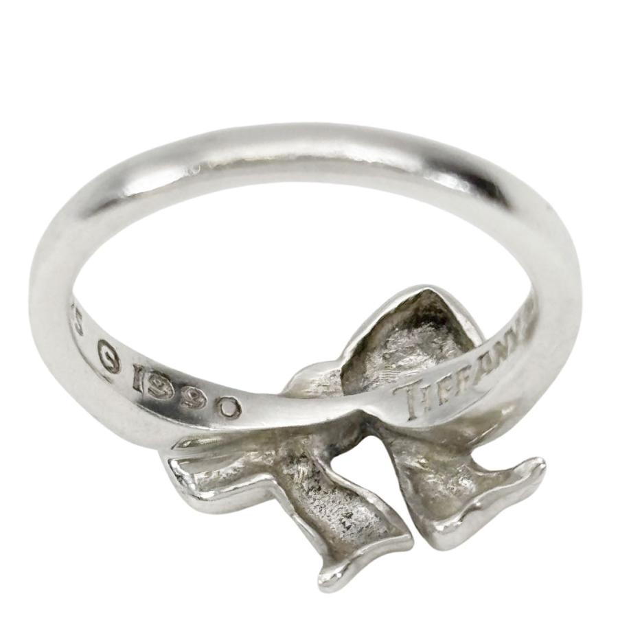 ティファニー　リボン　モチーフ　リング　925 8号 TIFFANY&Co.（ティファニー） TIFFANY リボンモチーフリング 指輪 1990