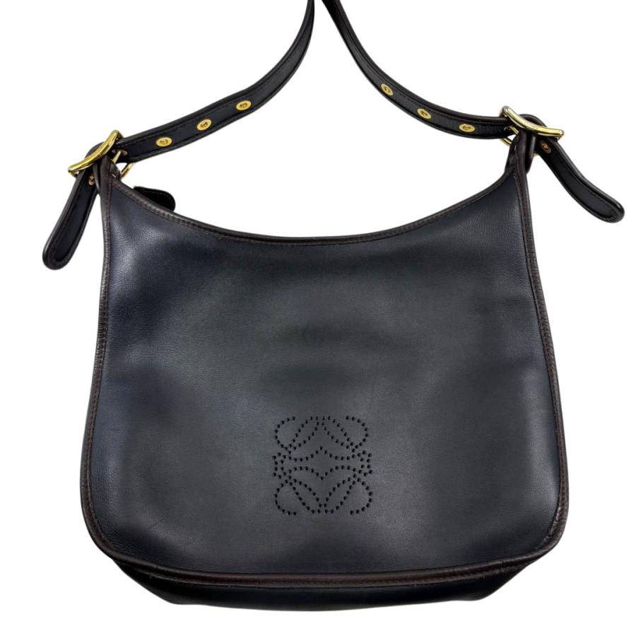 LOEWE（ロエベ） 斜め掛け ショルダーバッグ アナグラム パンチング