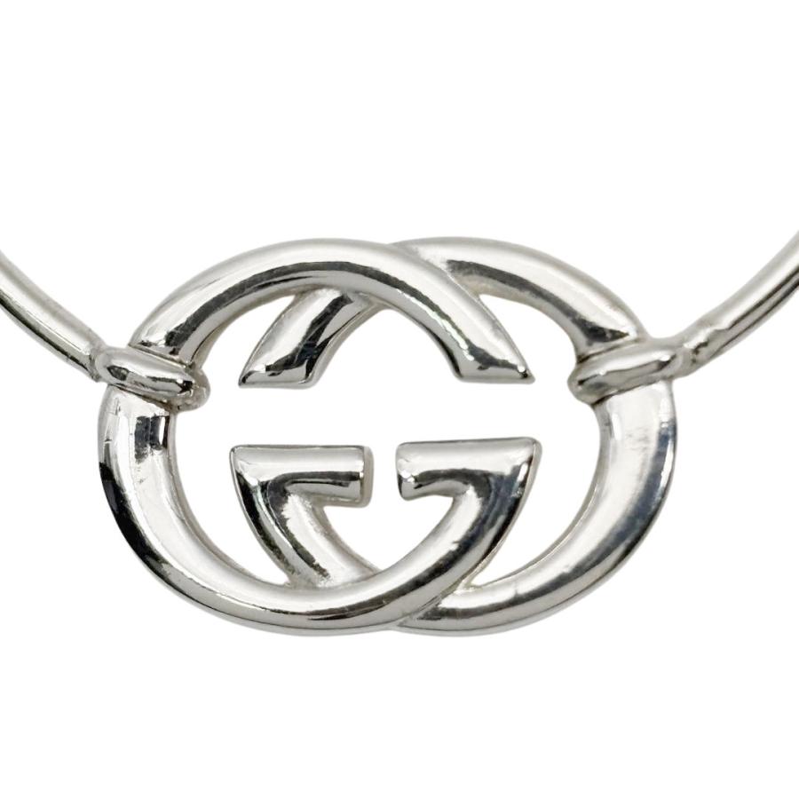 GUCCI（グッチ） フープピアス インターロッキングG Ag925 シルバー