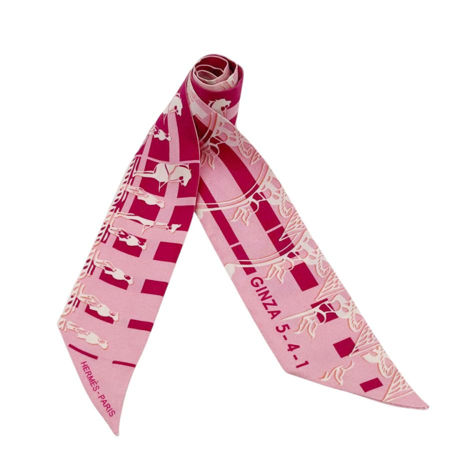 エルメス　ピンクスカーフ レディース スカーフ イタリア製 母の日 エルメス調 大判 88cm
