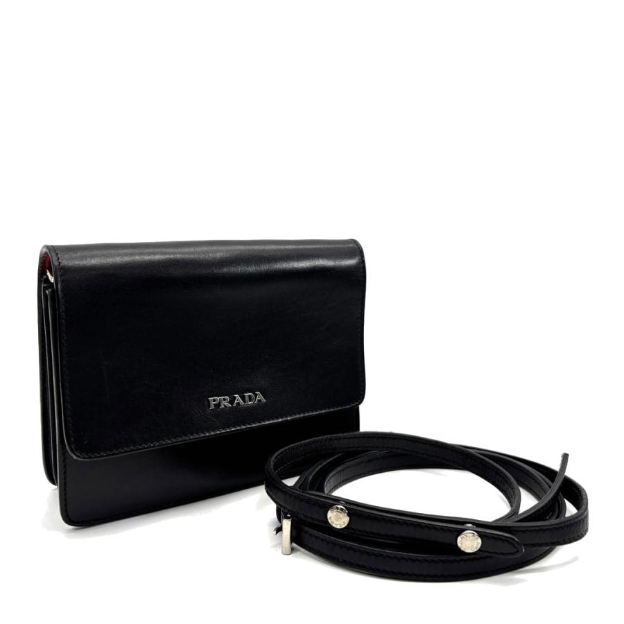 PRADA（プラダ） ロゴ ミニショルダーバッグ ショルダーウォレット