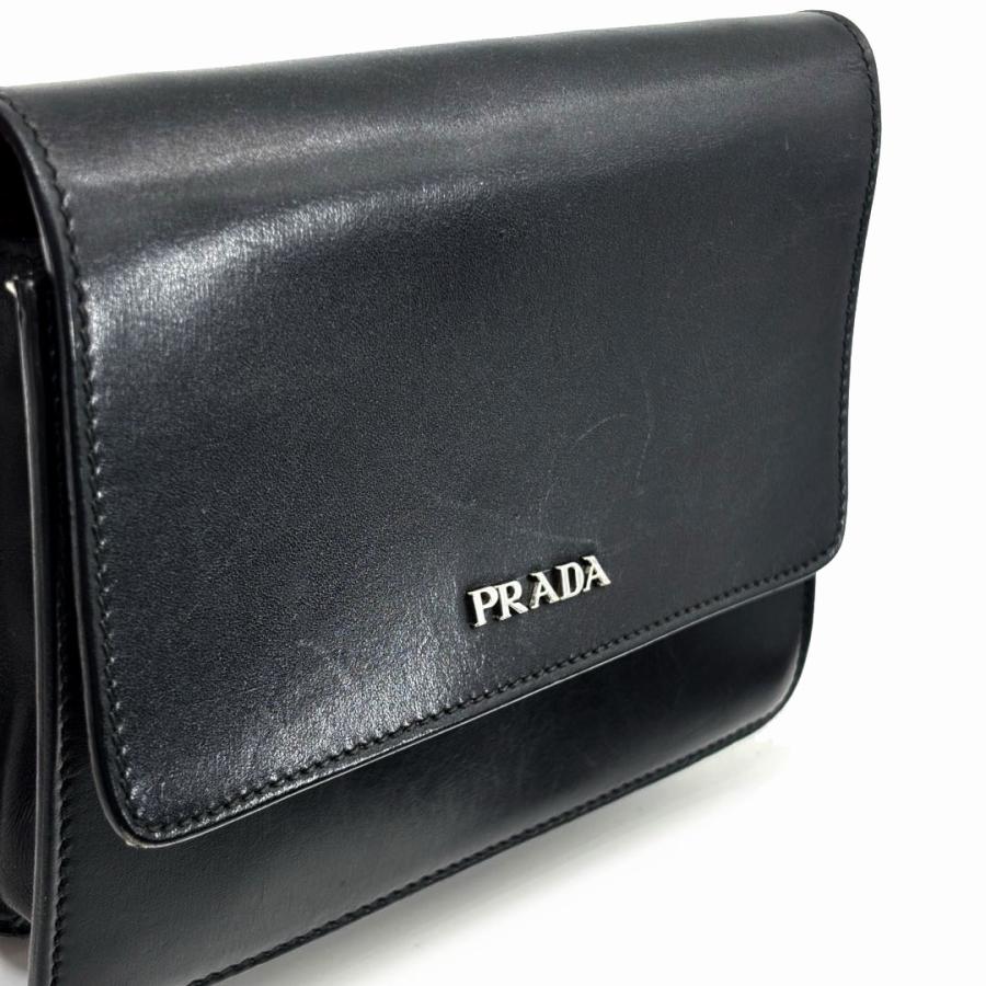 PRADA プラダ ロゴ ミニショルダーバッグ ショルダーウォレット 財布