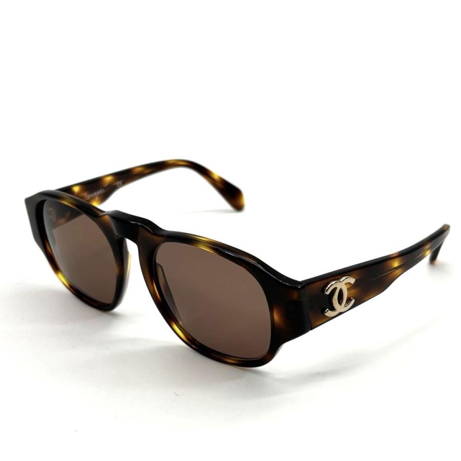 CHANEL サングラス べっ甲 ココマーク ゴールド金具 ブラウン レディース CHANEL シャネル レディース サングラス ココマーク べっ甲柄