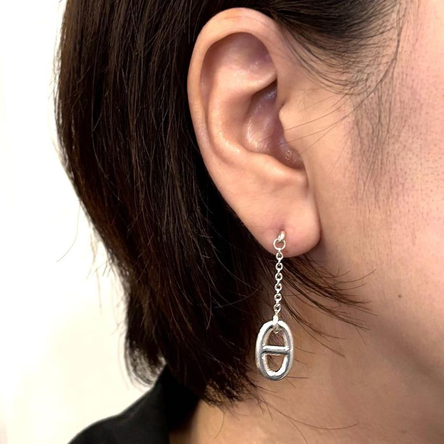 HERMES チェーンピアス HERMES エルメス チェーンピアス シェーヌダンクル ファラン