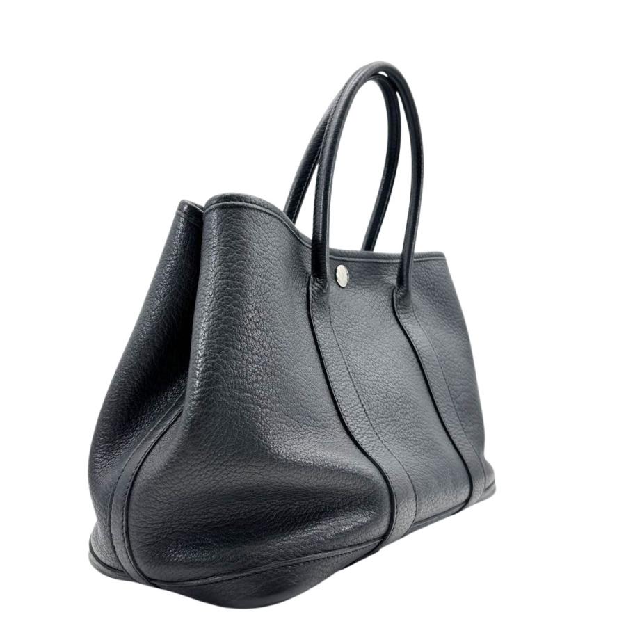 新品同様 エルメス バッグ ガーデンパーティ 30 TPM トート バッグ ネゴンダ マラカイト □Q刻印 レディース 90302043 【中古】ブランド HERMES（エルメス） トートバッグ ガーデンパーティ30 TPM ネゴンダ