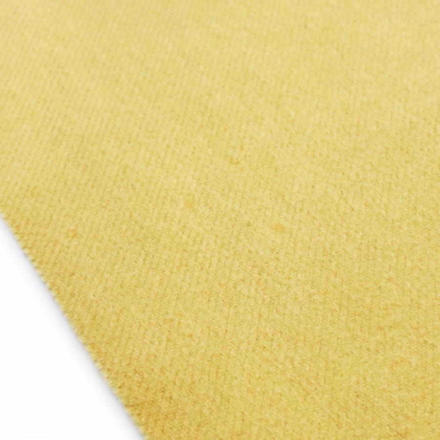 HERMES 100%カシミヤ マフラー イエロー HERMES（エルメス） ヴィンテージマフラー カシミヤ100％ イエロー系