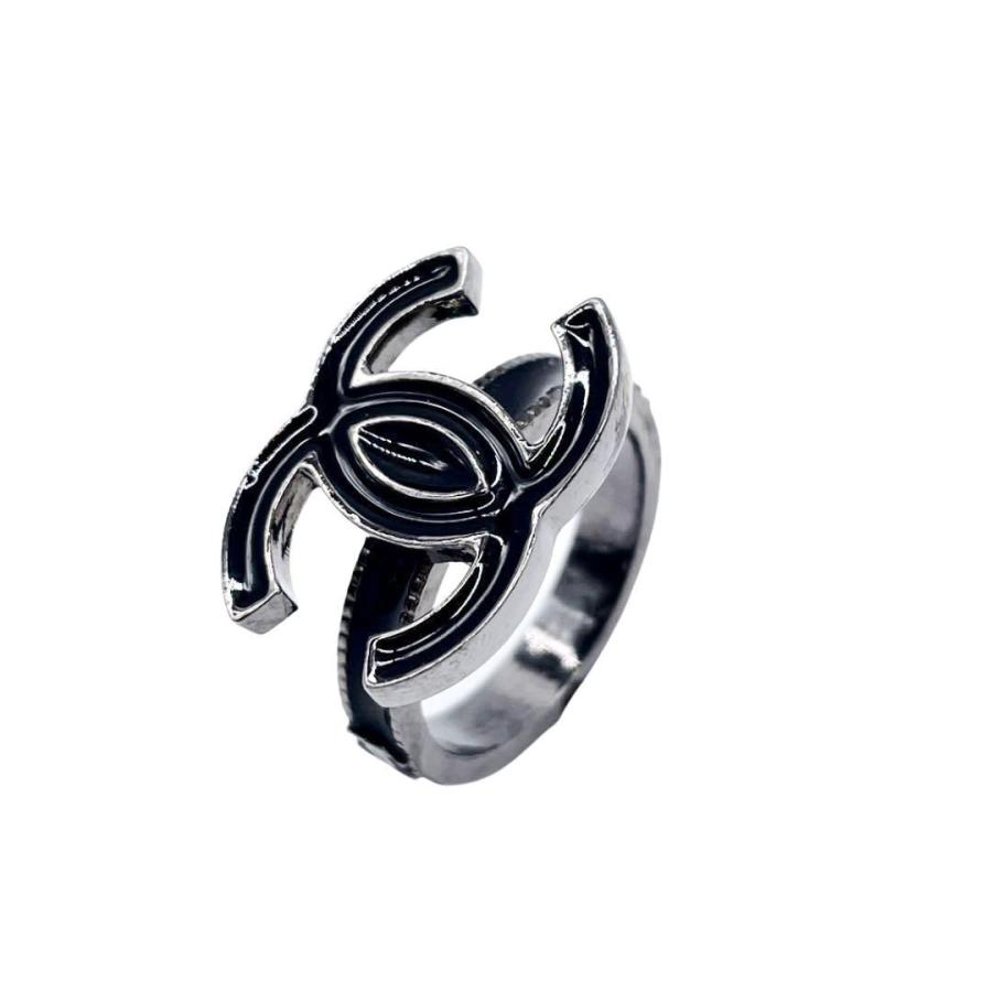 超美品 CHANEL シャネル リング 指輪 ココマーク ブラック ガンメタリック 10C 約12.5号 :T37111608:SiSSY.Japon  ヤフーショッピング店 - 通販 - Yahoo!ショッピング