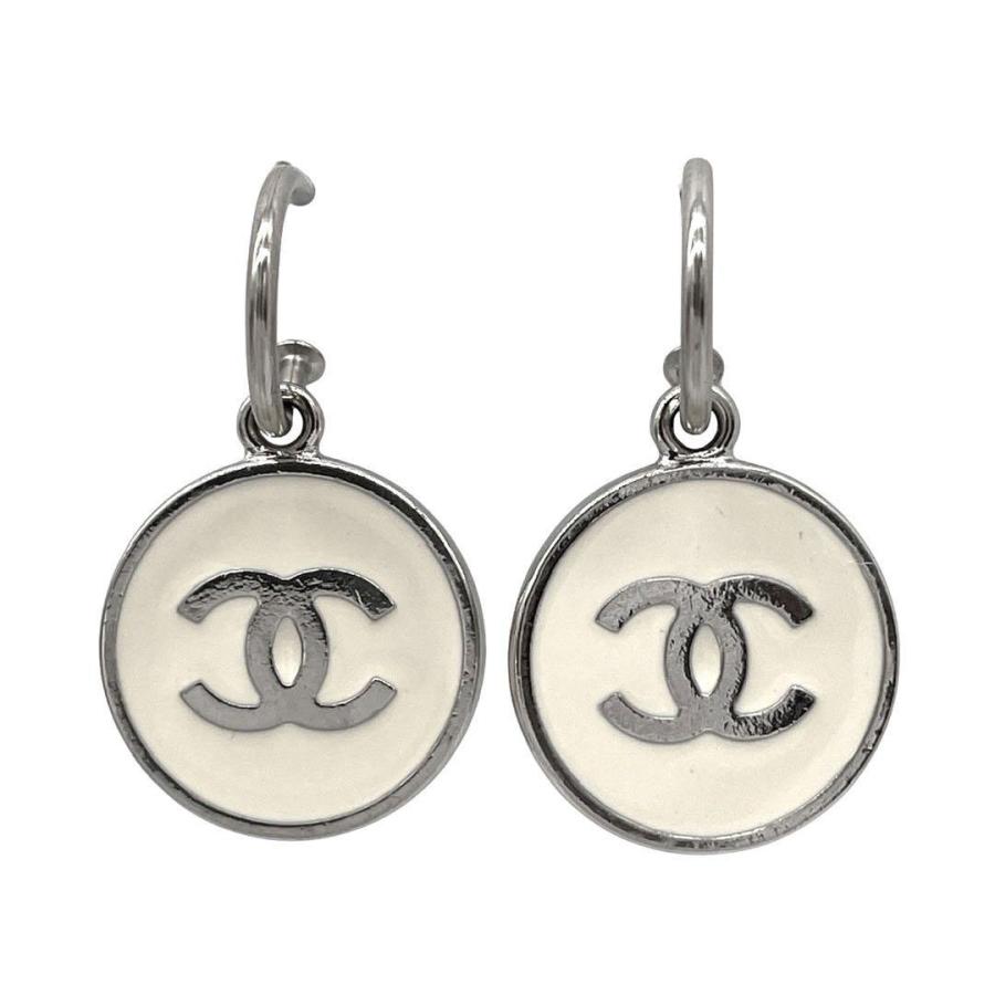 シャネル CHANEL ピアス ココマーク ロゴ フープ 04P ピアス(両耳用