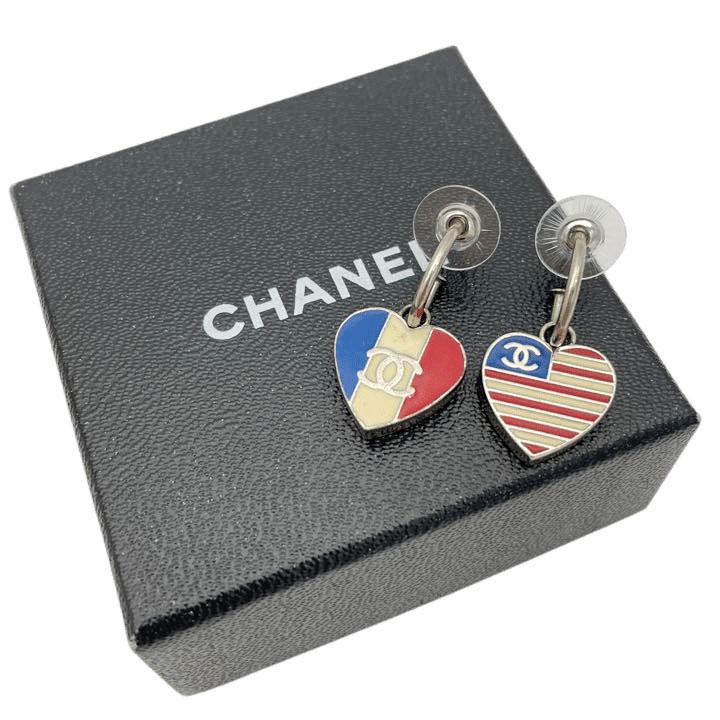 CHANEL シャネル フープピアス ココマーク ハート アメリカ フランス 